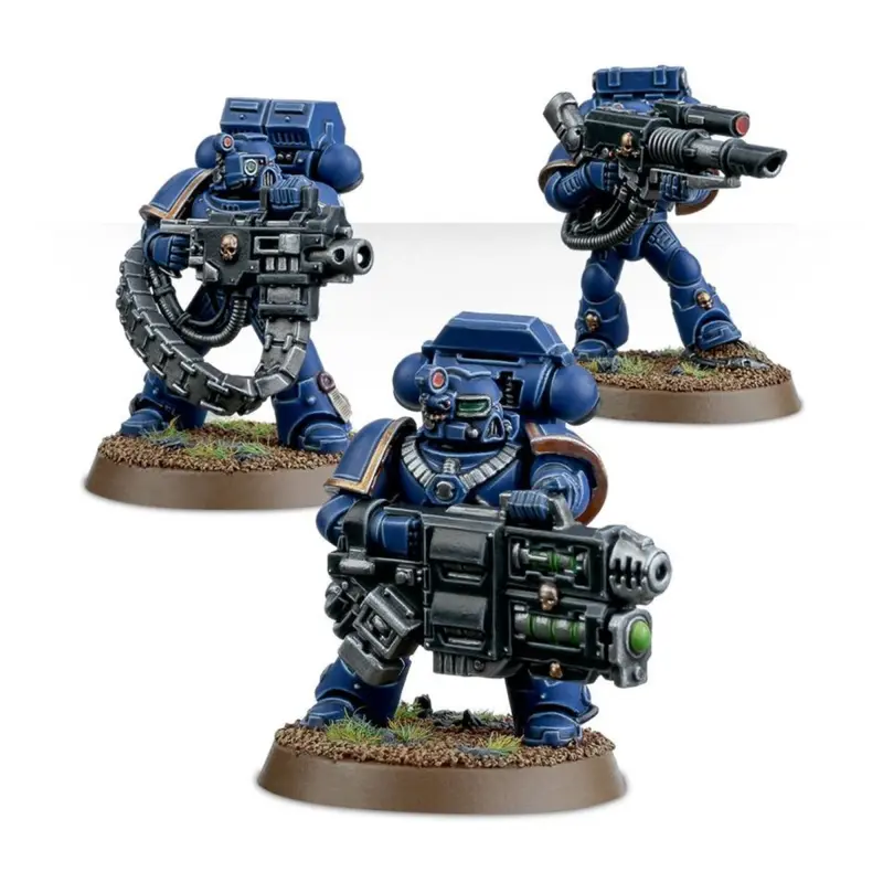 Space marines devastator squad, warhammer 40000, games workshop,model 48-15